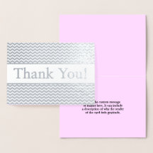 Maßgeschneiderte und einfache "Danke!" Karte