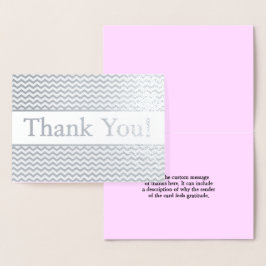 Maßgeschneiderte und einfache "Danke!" Karte