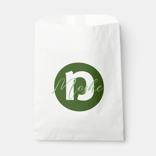 Maßgeschneiderte Upsherin Gastgeschenk Bag Geschenktütchen (Vorderseite)