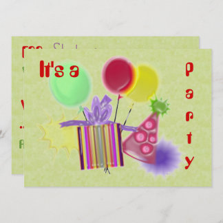 Maßgeschneiderte Ur-Party Einladung