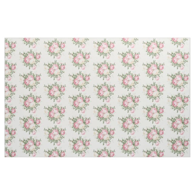 Maßgeschneiderte, Vintage Rosen Stoff (Fat Quarter (45,7 x 55,9 cm))
