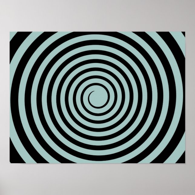 Maßgeschneiderte Vorlage für dunkelblaue und schwa Poster (Vorne)