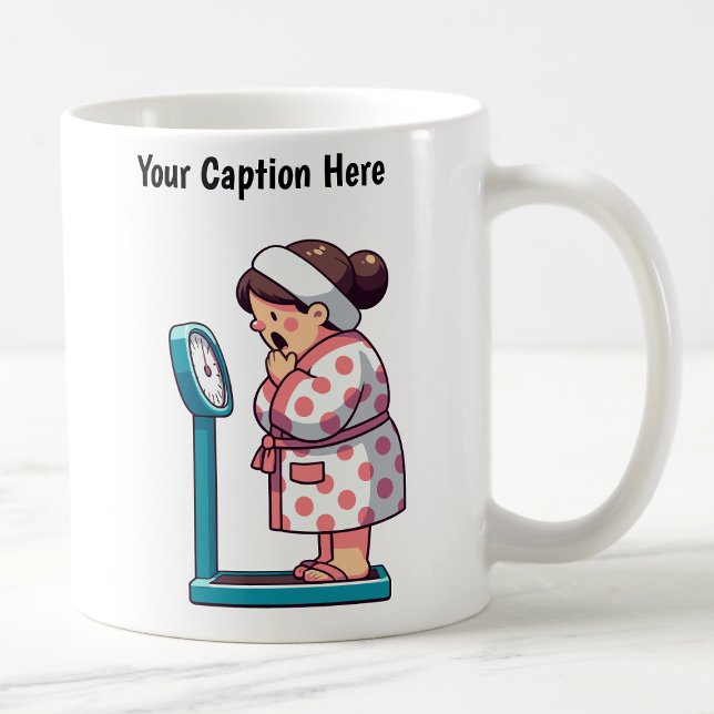 Maßgeschneiderte Waage für das Gewicht des Cartoon Kaffeetasse (Von Creator hochgeladen)