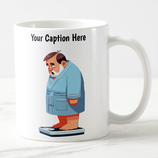 Maßgeschneiderte Waage für das Gewicht des Cartoon Kaffeetasse (Von Creator hochgeladen)