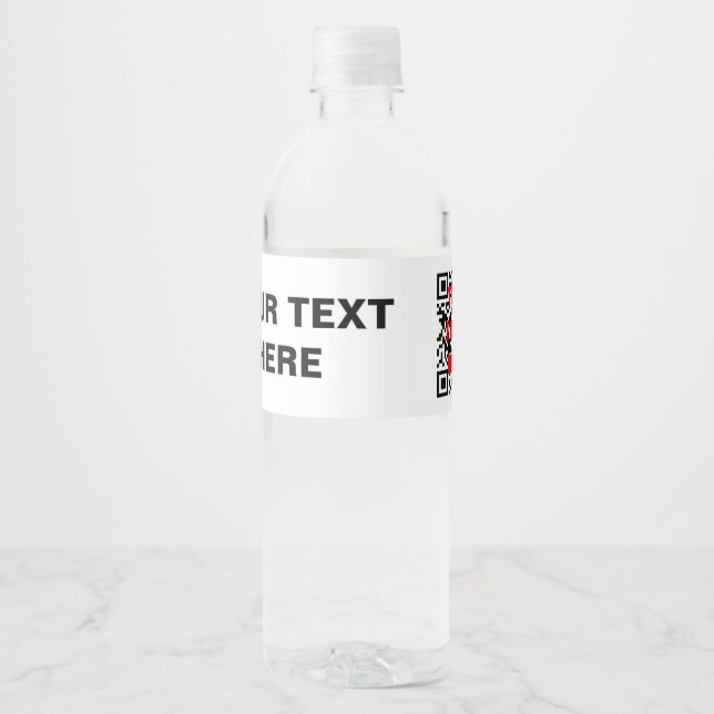 Maßgeschneiderte Wasserflaschen-Etiketten (Set von (Vorderseite)
