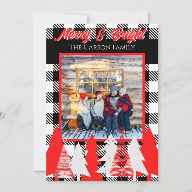 Maßgeschneiderte Weihnachtsgrüße Ankündigung (Vorderseite)