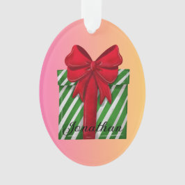 Maßgeschneiderte Weihnachtsschachtel Modern Ornament