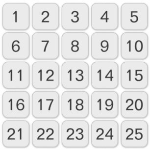 Maßgeschneiderte Zahlenklammern Aufkleber