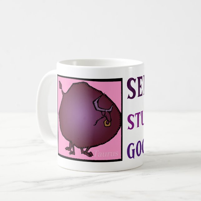 Maßgeschneiderte Zodiac Sign Personality Taurus Ta Kaffeetasse (Vorderseite Links)