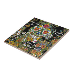 Maßgeschneiderte Zuckerkulkunstblüten Fliese