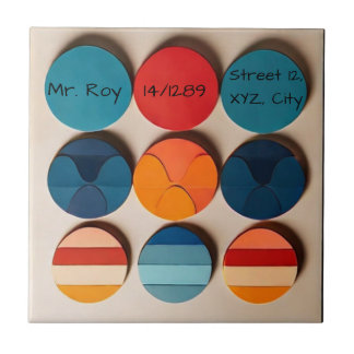 Maßgeschneiderte Zuhause-Platte Moderne Mitteljahr Fliese