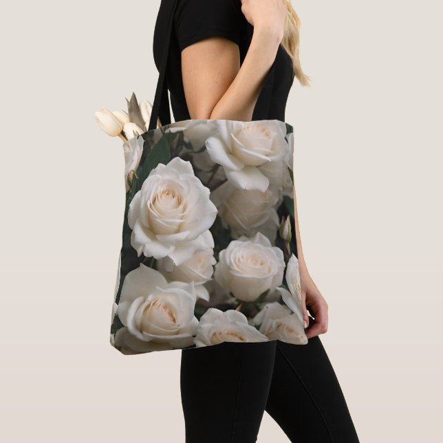 Maßgeschneiderter 2-seitig Personalisierter Blume- Tasche (Von Nahem)