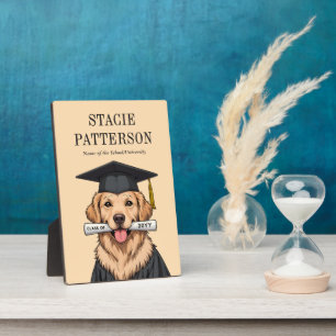 Maßgeschneiderter Abschluss Niedlich Golden Retrie Fotoplatte