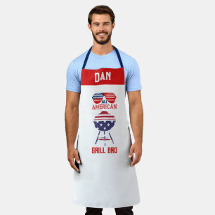 Maßgeschneiderter amerikanischer Grill Bro Patriot Schürze