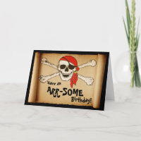 Maßgeschneiderter ARR-SOME-Piratenschädel