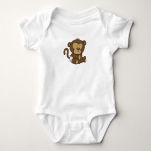 Maßgeschneiderter Baby-Affe Baby Strampler