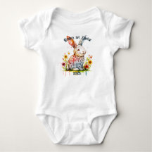 Maßgeschneiderter Baby Bodysuit mit erlesenem Sonn