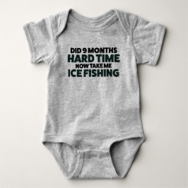 Maßgeschneiderter Baby Ice Fishing Bodysuit T Shir Strampler