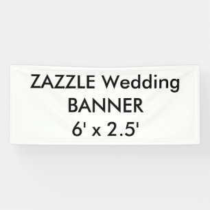 Maßgeschneiderter Banner 6' x 2,5'
