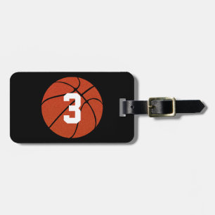 Maßgeschneiderter Basketball-Gepäckmarke Gepäckanhänger