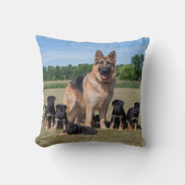 Maßgeschneiderter Deutscher Hirte mit Adorable Wel Kissen