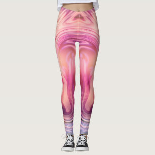 Maßgeschneiderter, diagonaler Gradientstreifen Leggings