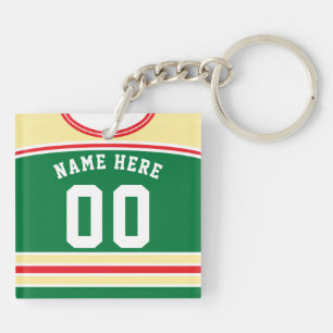 Maßgeschneiderter Eishockey Uniform Keyring, Lacro Schlüsselanhänger