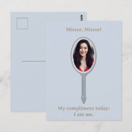 Maßgeschneiderter Eleganter Inspiration-Foto-Hands Postkarte