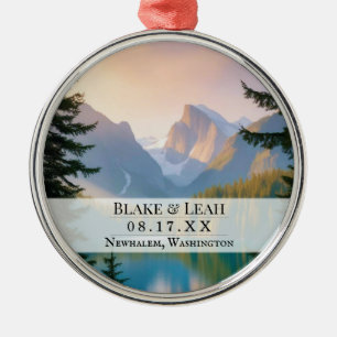 Maßgeschneiderter Foto Sake Hochzeitsornament Ornament Aus Metall