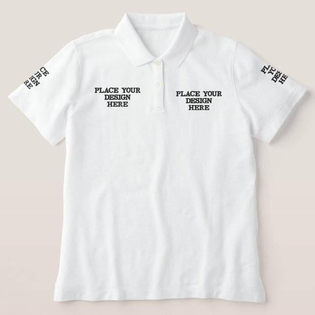 Maßgeschneiderter Frauenpolo (Design Vorderseite)