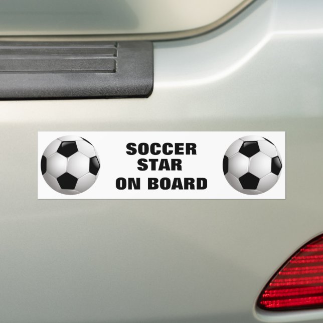 Maßgeschneiderter Fußballball Autoaufkleber (Auf Auto)
