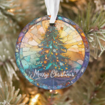 Maßgeschneiderter Glasbaum Klaus Weihnachtsschmuck