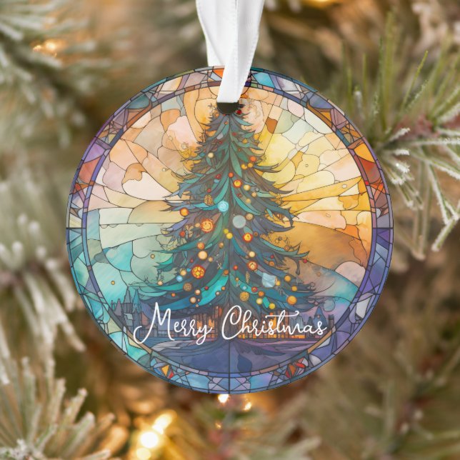 Maßgeschneiderter Glasbaum Klaus Weihnachtsschmuck Ornament (Baum)
