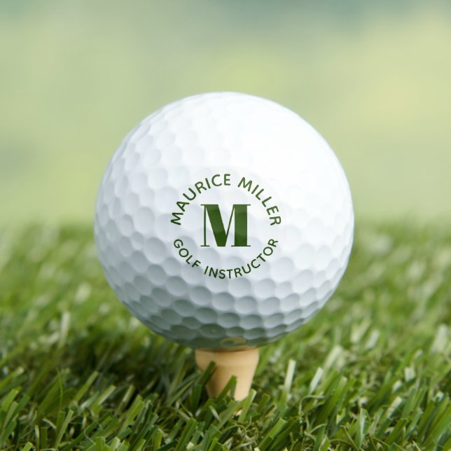 Maßgeschneiderter Golf Ball für Golflehrer (Insitu T-Shirt)