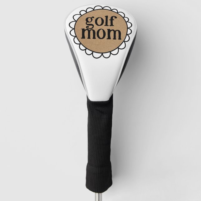Maßgeschneiderter GOLF MAMA Scalloader Edge Golf C Headcover (Vorderseite)