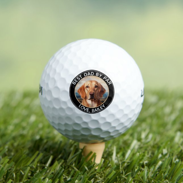 Maßgeschneiderter Golfball mit Hundebild (Insitu T-Shirt)
