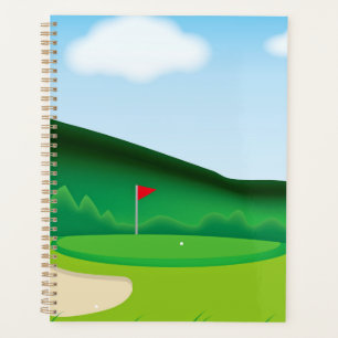 Maßgeschneiderter Golfplaner/Mitglied-Gift-Planer Planer