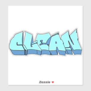 Maßgeschneiderter Graffiti Vinyl Sticker