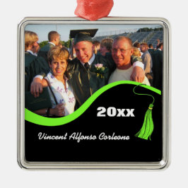 Maßgeschneiderter Green Tassel Abschluss Ornament