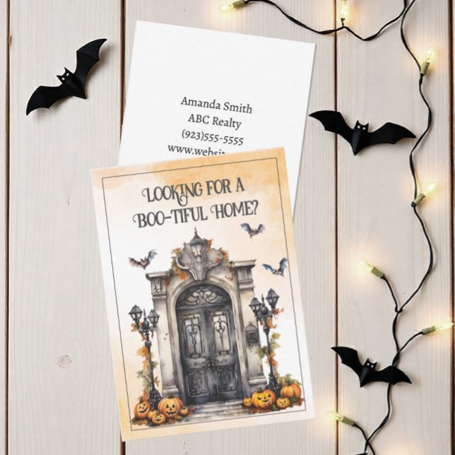 Maßgeschneiderter Halloween-Pop von Mitteilungskarte (Halloween Boo Tiful Home Pop By Card)