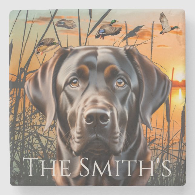 Maßgeschneiderter Hochzeitsstifter Untersetzer, Sc Steinuntersetzer (Vorderseite)