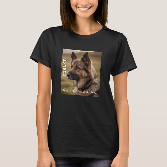 Maßgeschneiderter Hund für Haustiere T-Shirt (Vorderseite)
