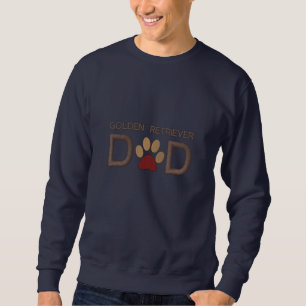 Maßgeschneiderter Hundezucht Golden Retriever Vat Besticktes Sweatshirt