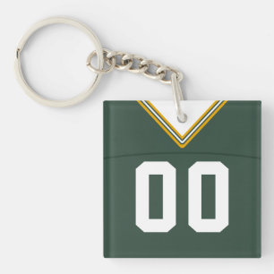 Maßgeschneiderter Jersey Keyring, Football Lacross Schlüsselanhänger