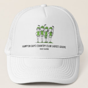 Maßgeschneiderter Ladys Golf League Hut mit Saison Truckerkappe