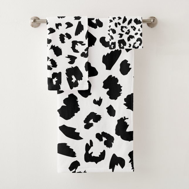 Maßgeschneiderter Leoparddruck Badhandtuch Set (Insitu)