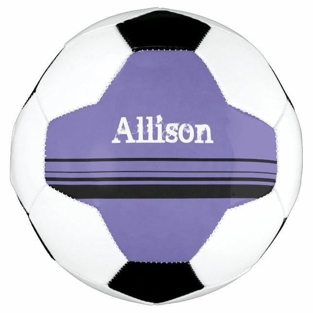 Maßgeschneiderter Lila Fußballball Fußball (Vorderseite)
