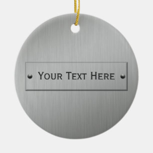 Maßgeschneiderter Metallschmuck Keramikornament