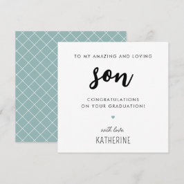 Maßgeschneiderter moderner und Niedlicher Sohn Abs Karte