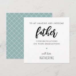 Maßgeschneiderter moderner und Niedlicher Vater Va Karte